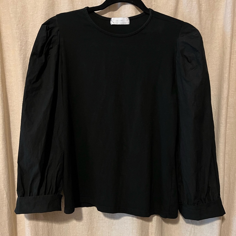 🩵Oak + Fort Puffy Long Sleeve Shirt